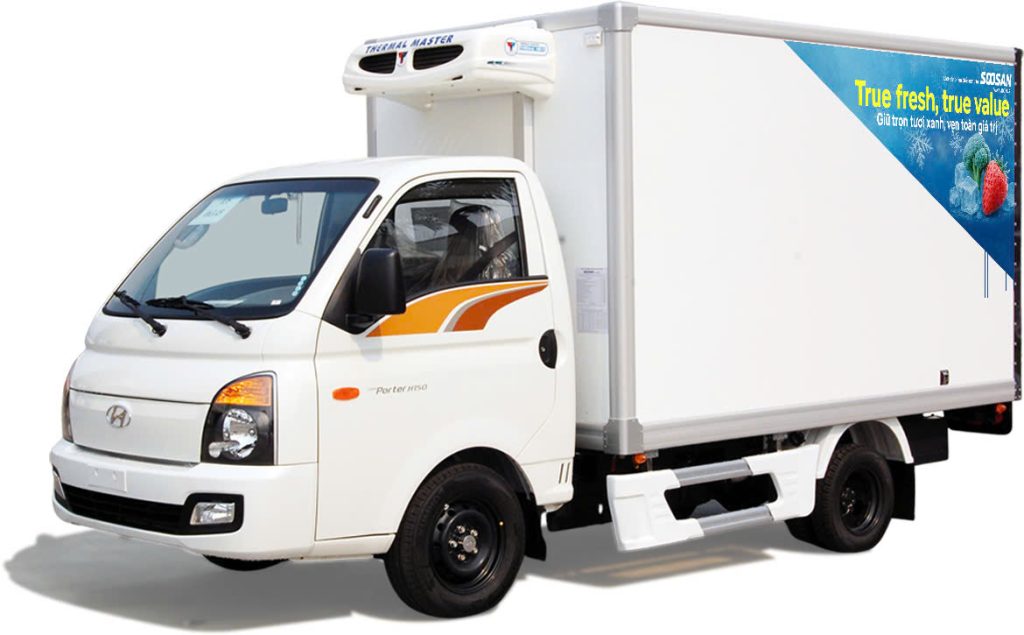 Xe tải thùng đông lạnh Soosan Vina Motor