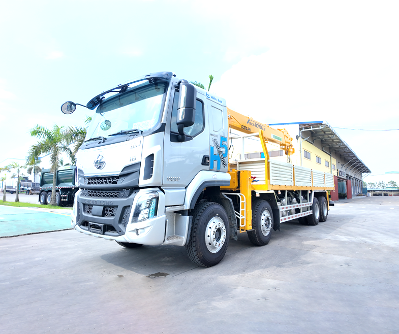 Xe Tải Chenglong Gắn Cẩu 12 Tấn SOOSAN SCS1015LS